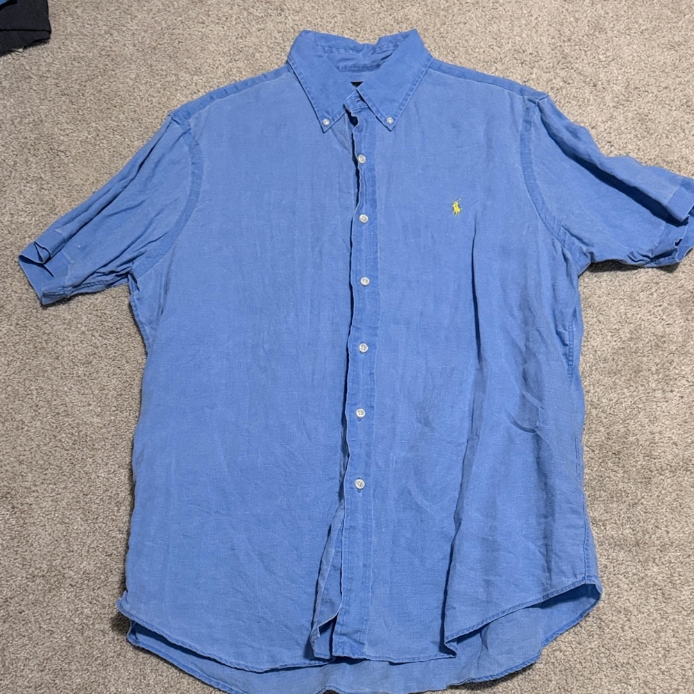 Blue Button-Down Shirt